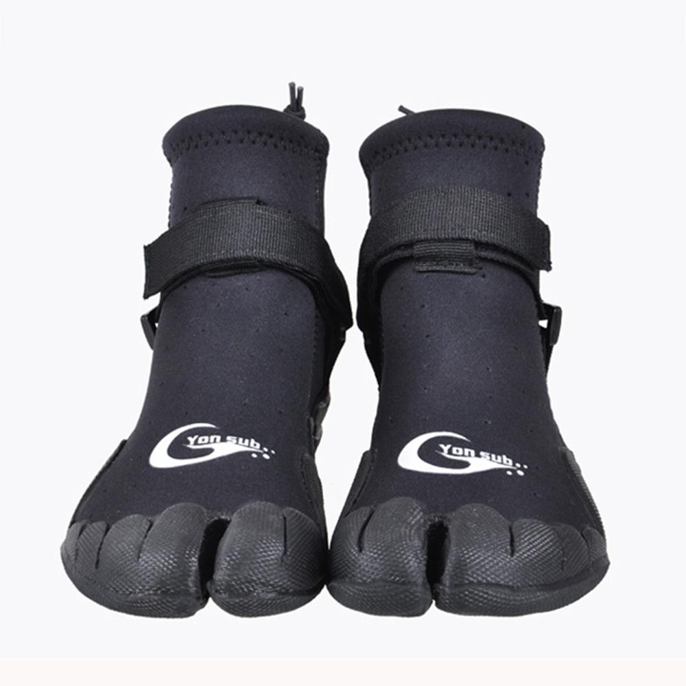 YONSUB 3MM Split Toe Diving Shoes High Top Anti Slip Cold Proof Swimming Shoes for Snorkeling Surf Kayak Sailing Beach Shoes