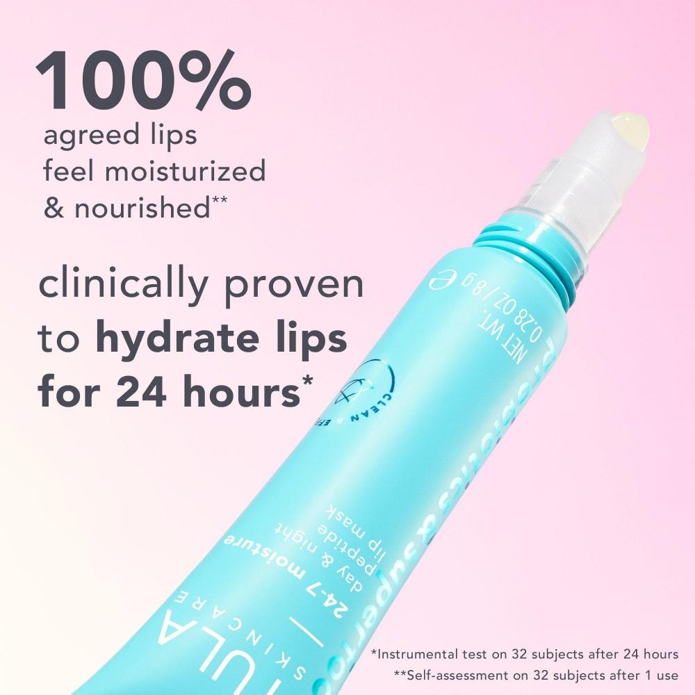 Tula 24 7 Moisture Day   Night Peptide Lip Mask 0.28 Oz