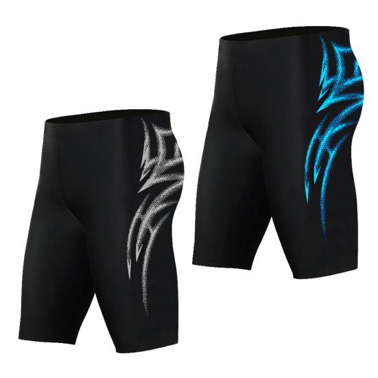 Uomo Costume da Bagno Elastico Morbido Asciugatura Rapida Traspirante Vestibilità Slim Colore Abbinato Vita Media Boxer da Bagno Surf Sport Acquatici Pantaloncini da Bagno