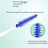 160Pcs Clean Between Teeth Silicone Interdental Brushes with Thread Toothbrush  Dental Supplies