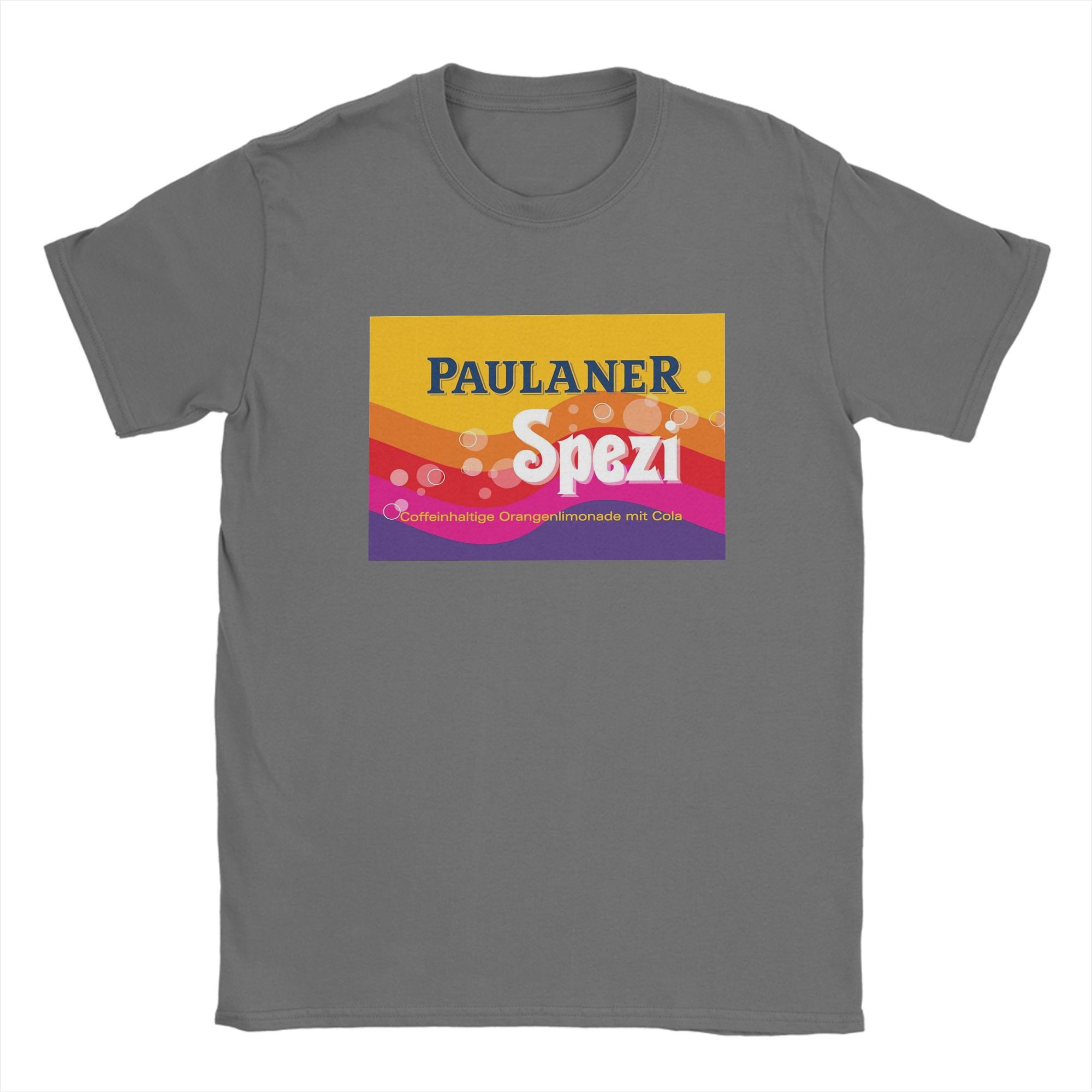 

Casual T-Shirt Summer Paulaner Spezi Hip Hop T Shirts Pure Cotton Tshirt for Men s Y2K Retro Custom DIY Short Sleeve Tops L
