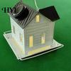 Weather-resistant Bird Feeder Hanging Metal House with Solar Lights for Dark Conditions Outdoor Lantern Garden Decor Unique Gifts Mom Grandma