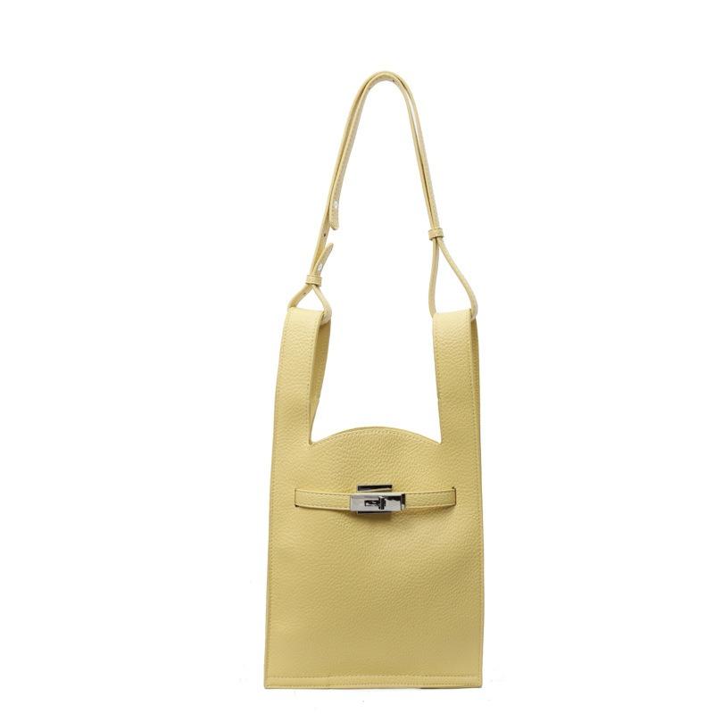 Lychee Pattern Portable Vegetable Basket Bag Women's New Trendy Niche Underarm Bag Fashionable Shoulder Messenger Bag