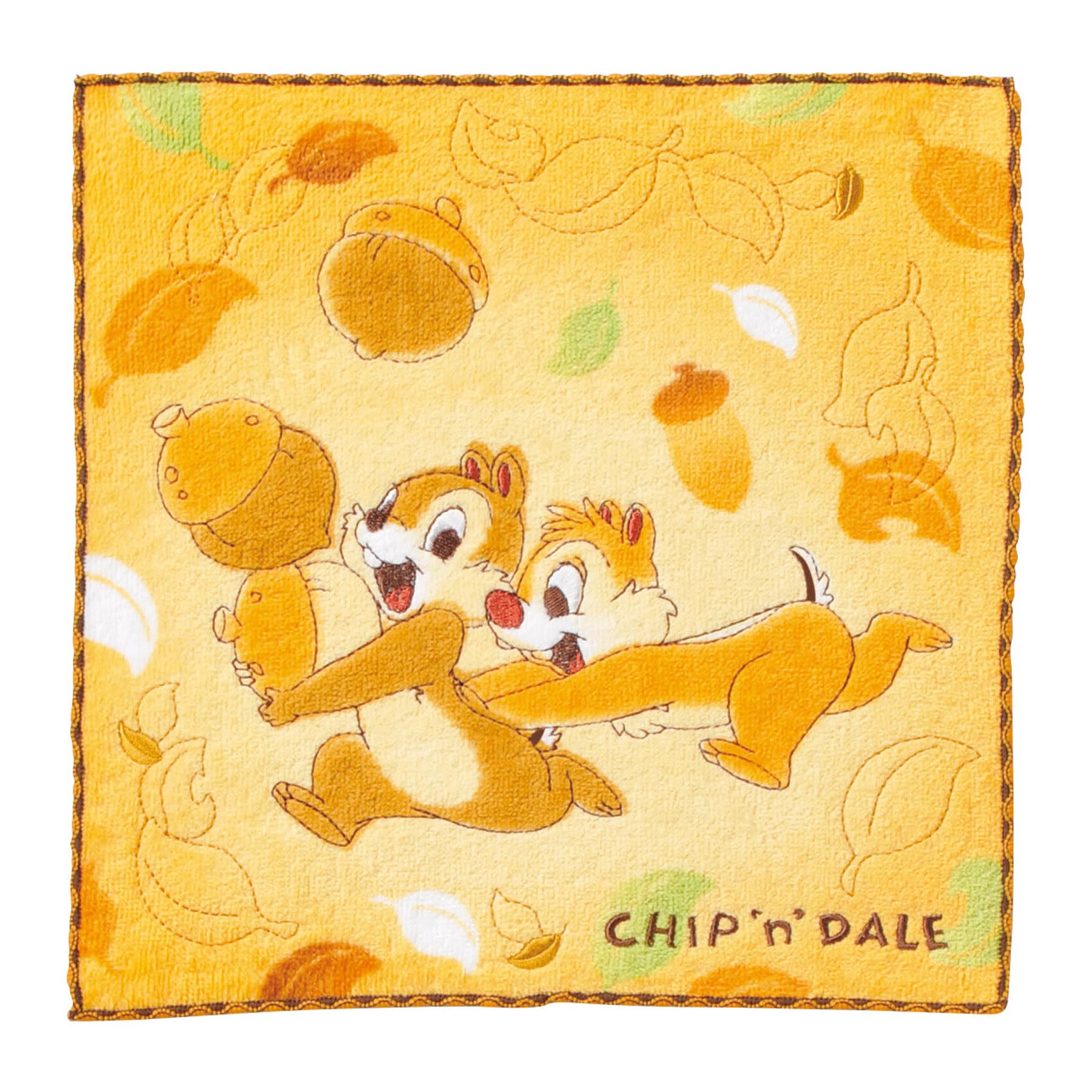 Marushin Hand Towel Mini Towel Disney Chip Dale 25x25cm Waternuts Cotton Full Embroidery 2005100300 &