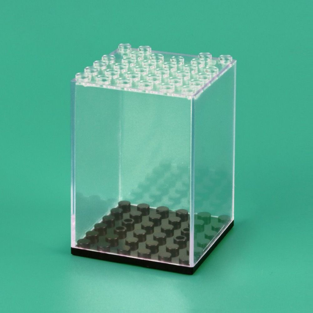 Acrylic Display Case Small Particle Building Blocks Model Box High Transparency Toy Display Handmade Storage Dustproof Box