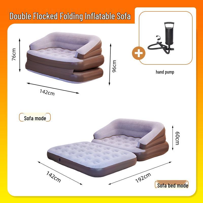 Canapé-lit Gonflable Portable d'Extérieur et Coussin d'Air de Camping