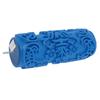 Pattern Paint Roller Wall Decoration Round Rubber Reusable Multifuntional Art Texture Roller for Furniture Cabinet