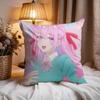 sShikimoris Not Just aCuties Cushion Cover Premium Comfort Reversible Pillow Cove -Two In One Design for Any Room & Car Interior