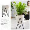 Smart Plant Pots Indoor with Automatic Water Shortage Alarm Battery Operated Geometric Aesthetic