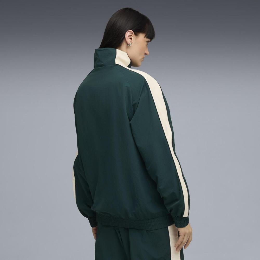 PuMa M T7 Oversized Track Jacket Green Terrain Wv 631876