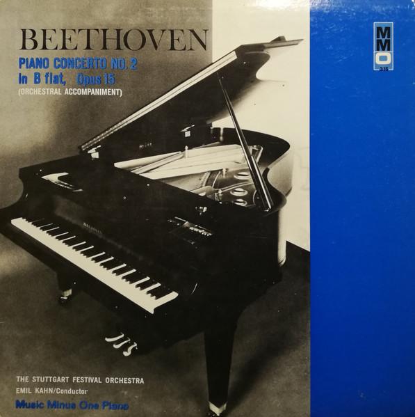 LP Record STUTTGART FESTIVAL ORCHESTRA, EMIL  - Beethoven, Piano Concerto No. 2 In  MMO316 MUSIC MINUS ONE US Classical Used