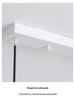 Nordic Minimalist Restaurant Chandelier - Modern Cream Bar Light for Dining Table