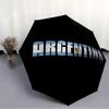 Printed Argentina Football Printed Folding Umbrella,Outdoor,Leisure,And Travel Umbrella,Durable Umbrella Fabric,Birthday And Holiday Gift