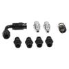 25inch 6AN Power Steering Hose Assembly For C10 Trucks Aluminum High Pressure Easy to Use Accessories
