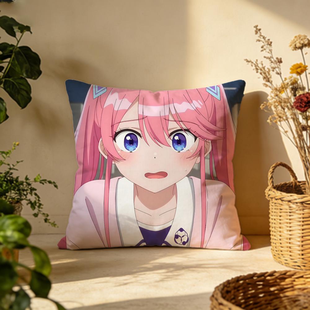 Stylish Sshiunji ke no Kodomo tachied Cushion Cover Versatile DoubleSided Pillow Case Fit for Sofa Bed Car  Daily Decor