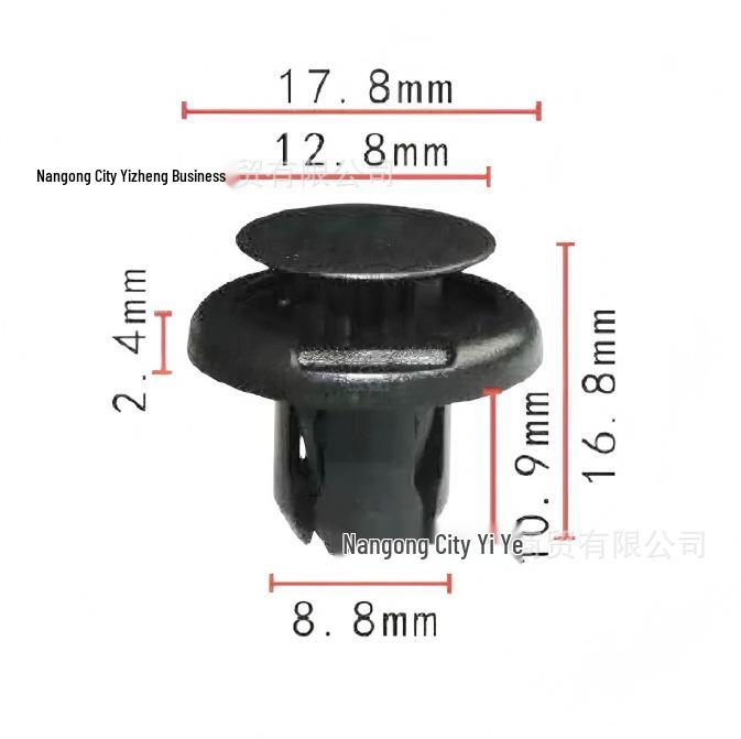 Universal Car Bumper Fixing Nylon Rivet for Toyota & Honda