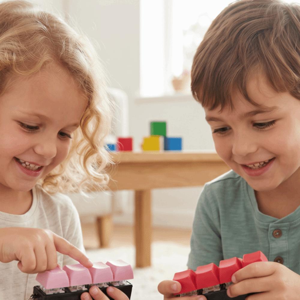 Key Cap Clicker Keycap Fidget Keychain Finger Button Keyboard Clicker Keychain  Children