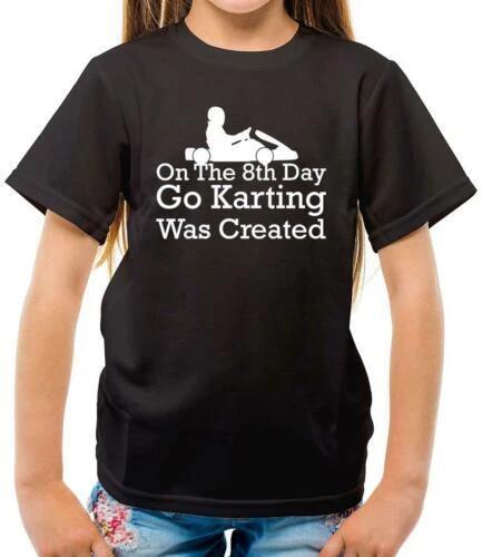 The 8th Day, Karting Was Created - Children s T-Shirt - Racing - Kart - Fan 100