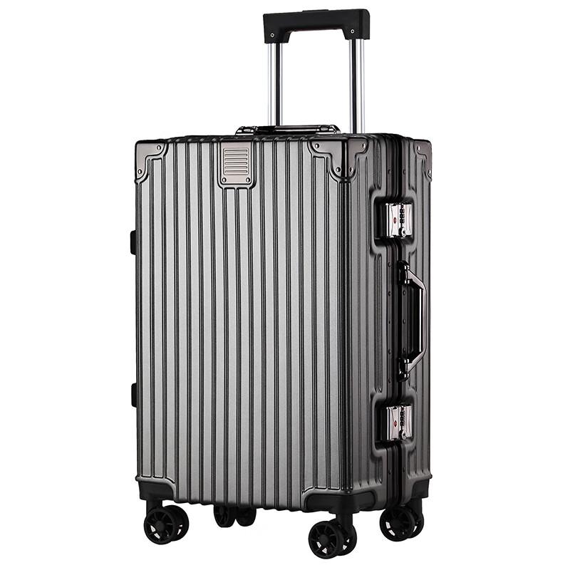 Churong 20-inch PC Carry-on Spinner Luggage with Aluminum Frame