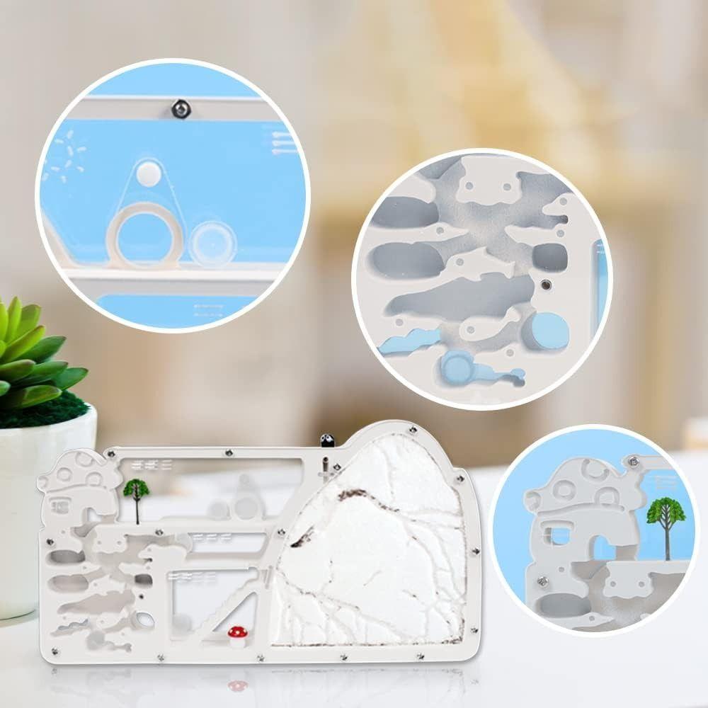 New Large Viewing Area Ant Farm Castle Ant Farms Plastics Sand Habitat Educational Science Gifts Ant Colony Observation Kits