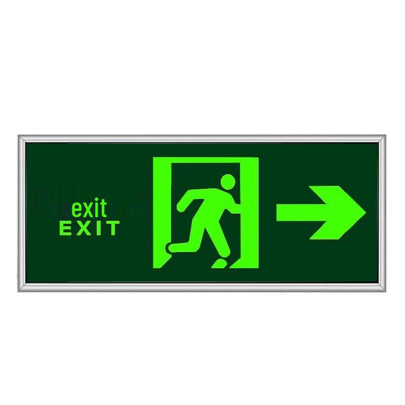 Luminous Safety Exit Directional Sign