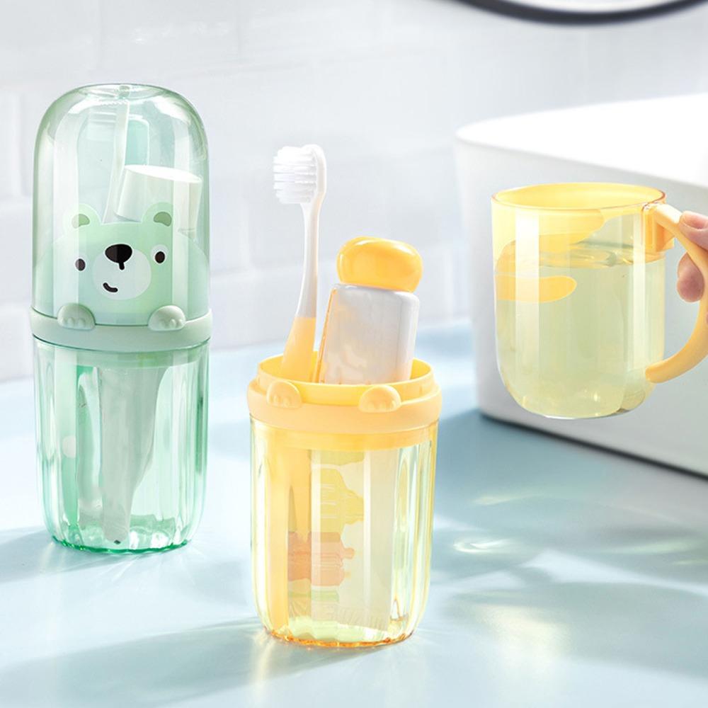 Detachable Handle Toothbrush Holder Hygienic Multifunction Travel Toothpaste Case PP Portable Toothpaste Storage Box Daily