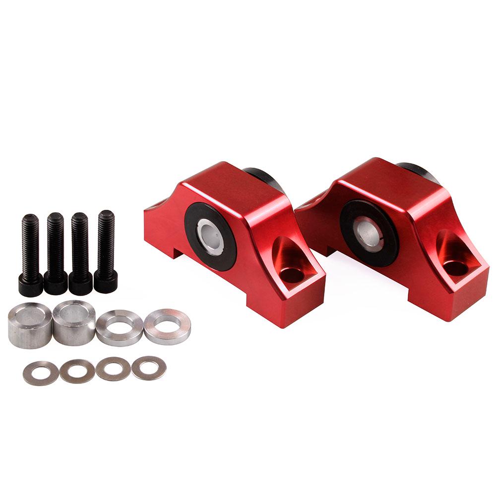2PCS Engine Motor Torque Mount B-//D-series Aluminum For 92-00 Honda Civic EG EK