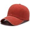 Baseball cap men's retro old washed denim baseball cap solid color wide brim versatile sports baseball cap children