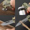 Kitchen Knife High Hardness Pocket Knife Multifunctional Folding Knife Key Chain Mini Titanium Alloy EDC Knife Peeling Knife