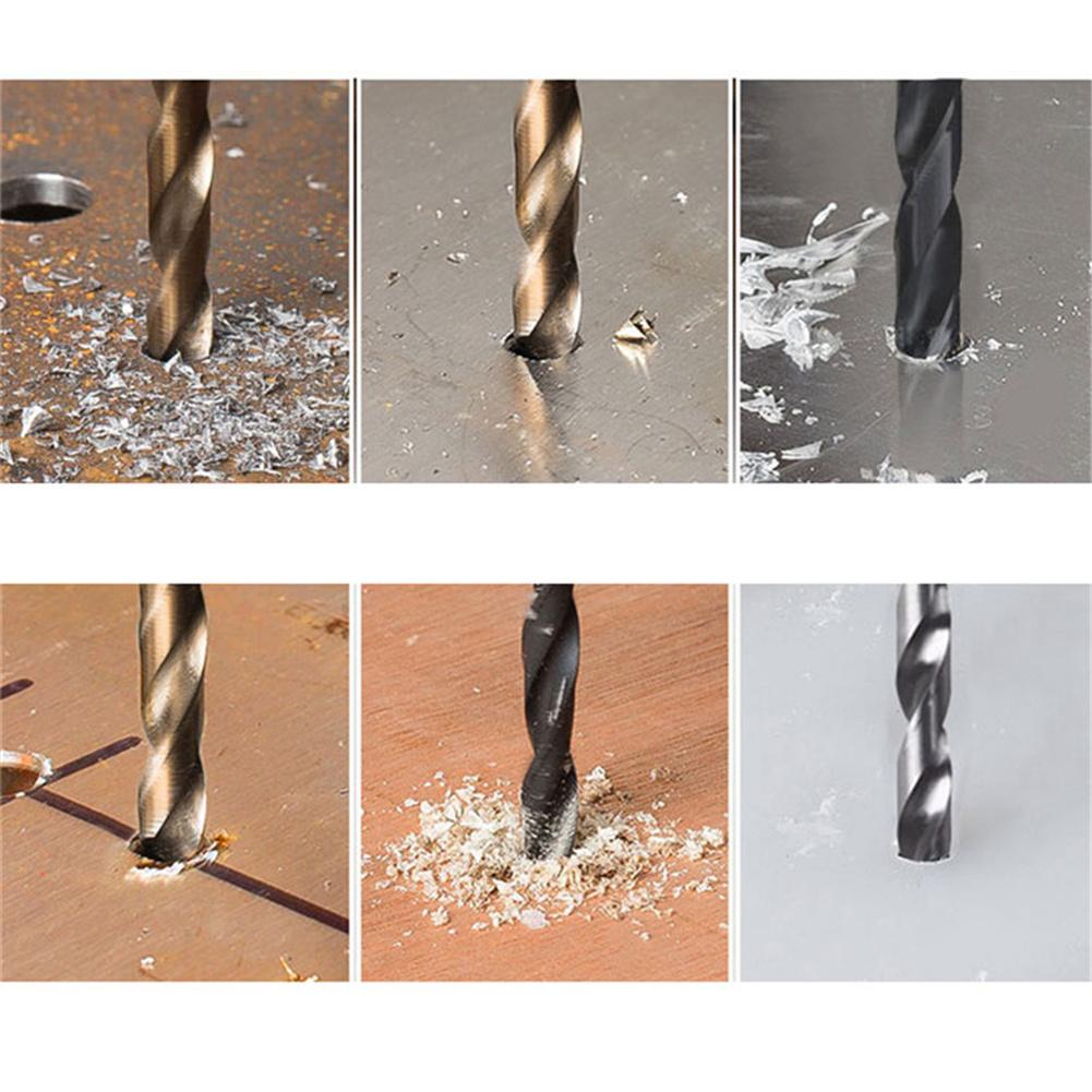 13 stk/sett metallborkronesett vridborkroner Hss Strong for stål metall Rask endringsdesign