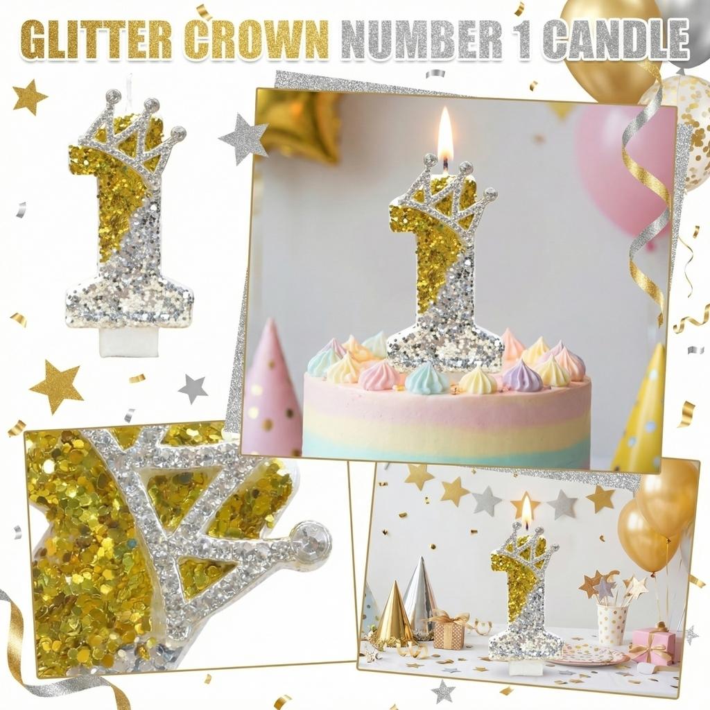 Fashion Cartoon Creative Birthday Candles Party Digital Candles