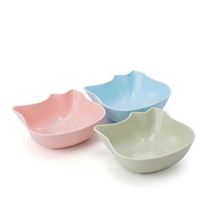 3er Set Rutschfeste Katzennäpfe Leicht zu Reinigen mit Rutschfestem Boden-Sicheres PP-Material, Perfekt für Futter & Wasser, Katzennapf Katzennäpfe
