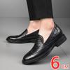 Fashion Men Elevator Dress Shoes Formal Office Oxford Wedding Party Matches Suit Zapatos De Hombre Height Increase Genuine Leather Shoes