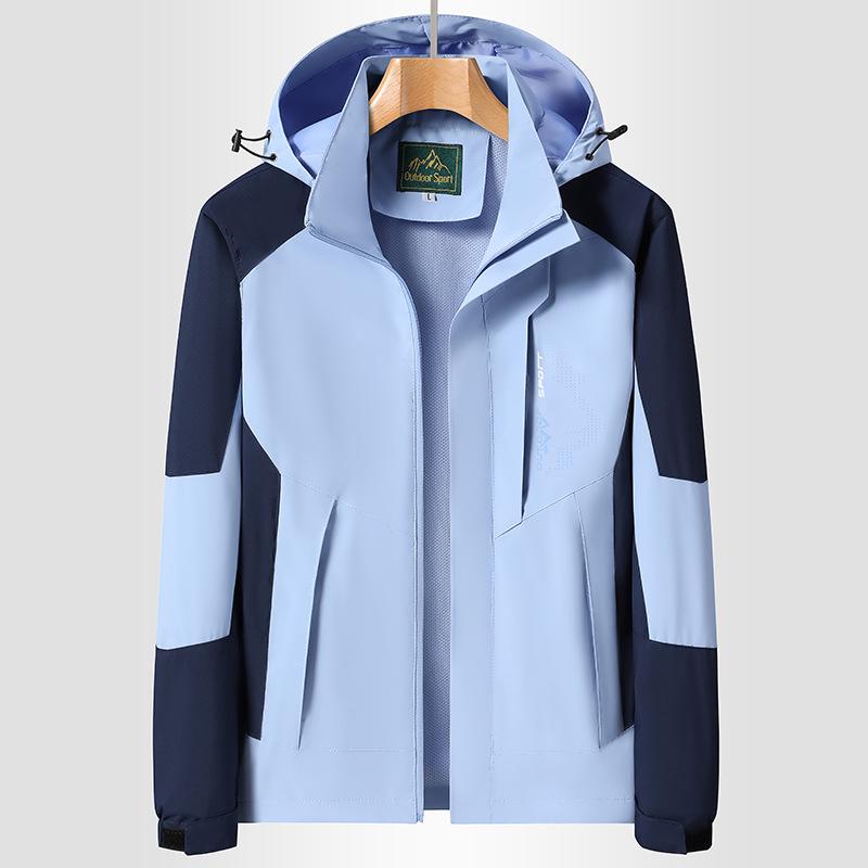 Unisex Waterproof Windproof Rain Jacket for Spring/Autumn - Lightweight Outdoor Travel & Mountaineering Coat