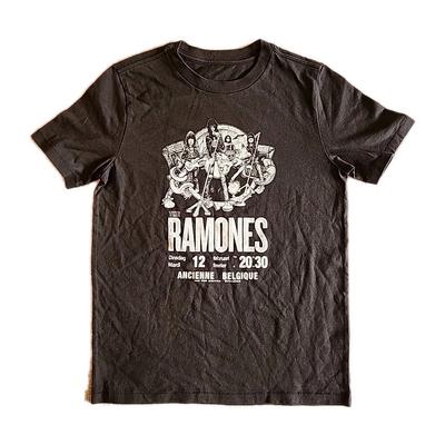 Nové The Ramones Ancienne Belgique Koncertní Chlapecké Střední Punk Rock Černé Bavlněné Tričko