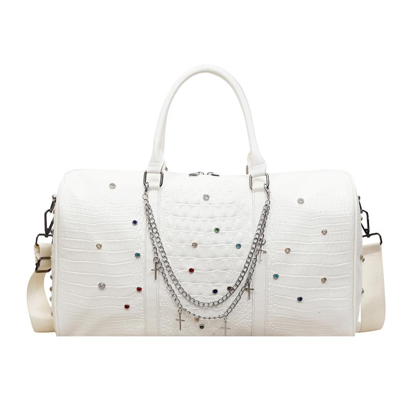 Borsa da Viaggio di Grande Capacità Borsa da Palestra Leggera da Donna Borsa Portatile per Viaggi a Breve Distanza Borsa da Viaggio