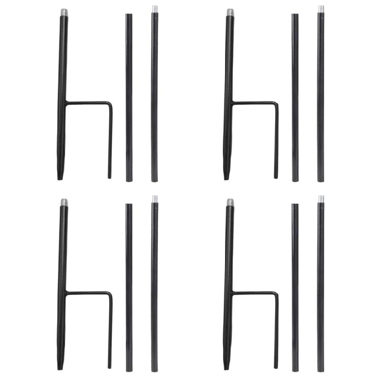 Antirust Coating Plant Stand Hanging Stake Suitable For Outdoor Decoration Patios Yard Landscape Rustproof Outdoor Poles