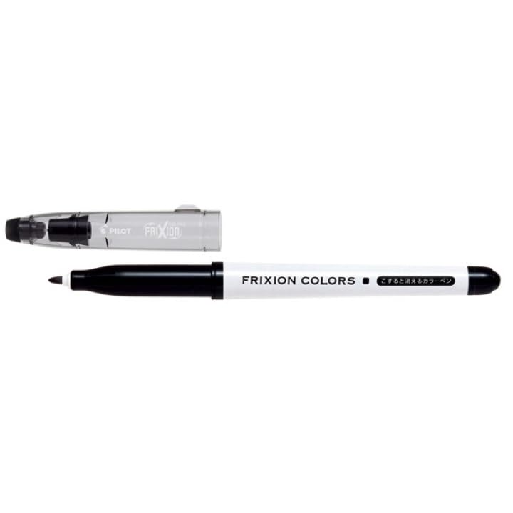 Pilot Frixion Colors erasable x 3 pens pens, black, SFC-10M-B
