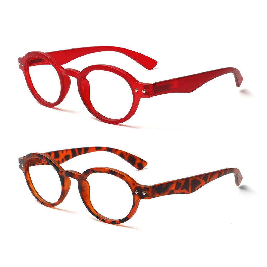 TRUEZING Reading Glasses for Women Men Fashion HD Lens Spring Hinge Lightweight Comfortable Prescription Eyewear