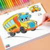 Kids' Coloring & Painting Book: Sketch Practice for Ages 3+