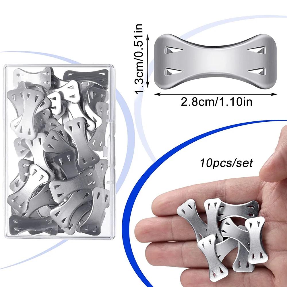30Pcs Elastic Bandage Clips Metal Clasps Replaceable Fastener For Various Bandages Stretch Wrap Clips Secure Hold