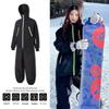 Unisex Winter Ski Suit: Waterproof Jacket & Snow Pants for Outdoor Mountaineering