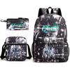 Backpack cute student schoolbag pink schoolbag couple backpack heat transfer printing backpack