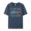 Old School Playlist Rock Cassette Tape Music Old School Band Unisex T Shirts High Quality Mens Clothes Casual
