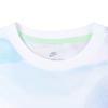 Nike Camiseta Casual Solta com Gola Redonda, Manga Curta Respirável, Estampa de Logo Tie-Dye, Tops Femininos, Várias Cores HF6178-100