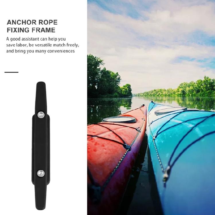 2Pcs Deck Kayak Rope Rack Kayak Rope Frame Cleat Hardware Nylon Boats Kayak Canoes Cleat Fixed Stand Easily to Install