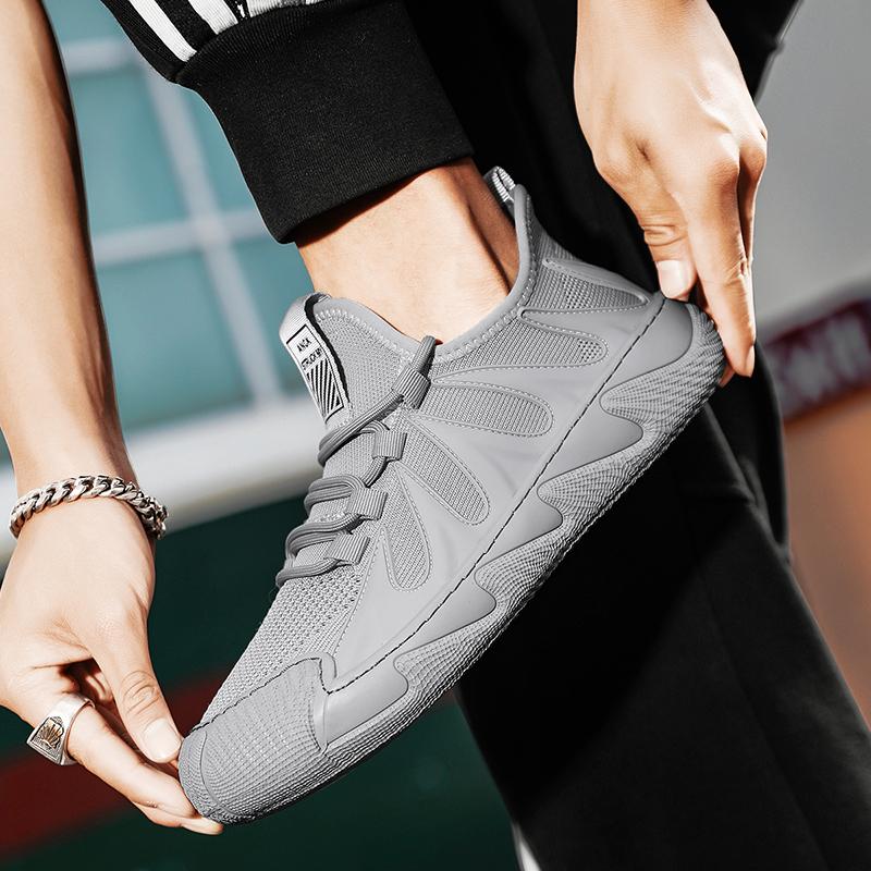 Męskie wygodne, wyjątkowo miękkie i oddychające sznurowane tenisówki