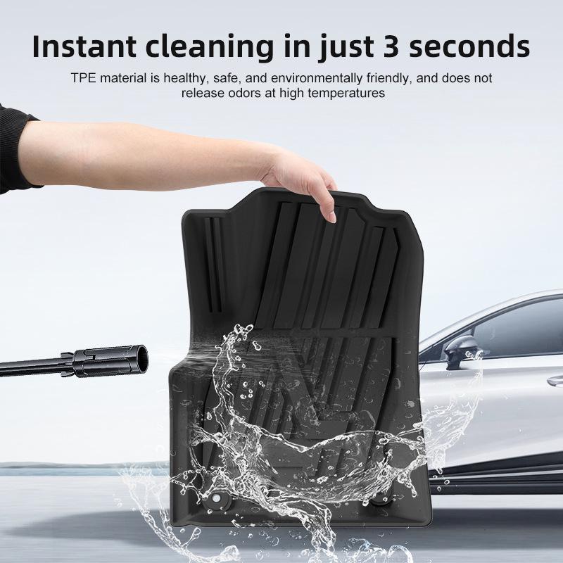 TPE Floor and Trunk Mats for 25 Kia Tasman Cars, Cross-Border Dedicated Design