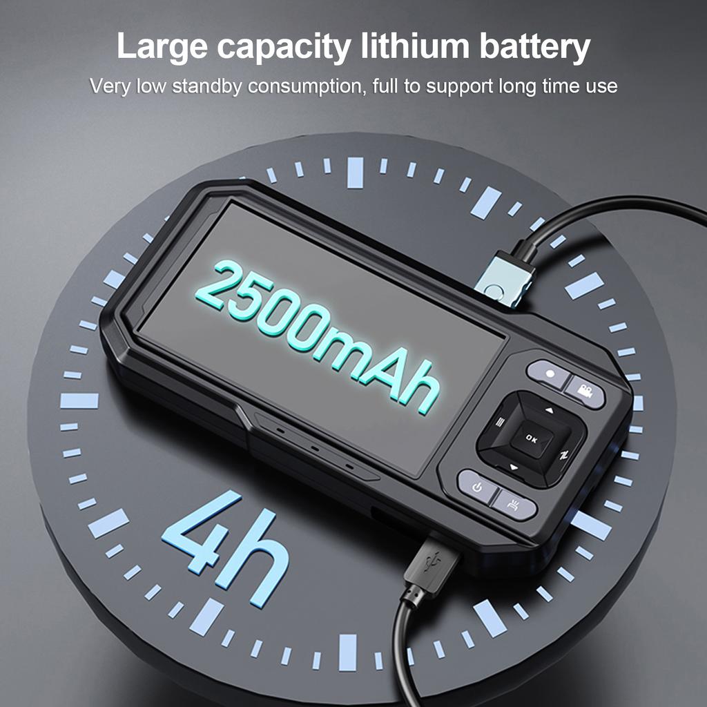 1080P Sewer Inspection Camera with 4.5 Inch IPS Screen Monitor Borescope Camera with LED Fill Light