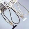 Phone Case Universal Lanyard Long Crossbody Pearl Pickup Chain Mobile Phone Lanyard Women's Long Neck And Shoulder Strap